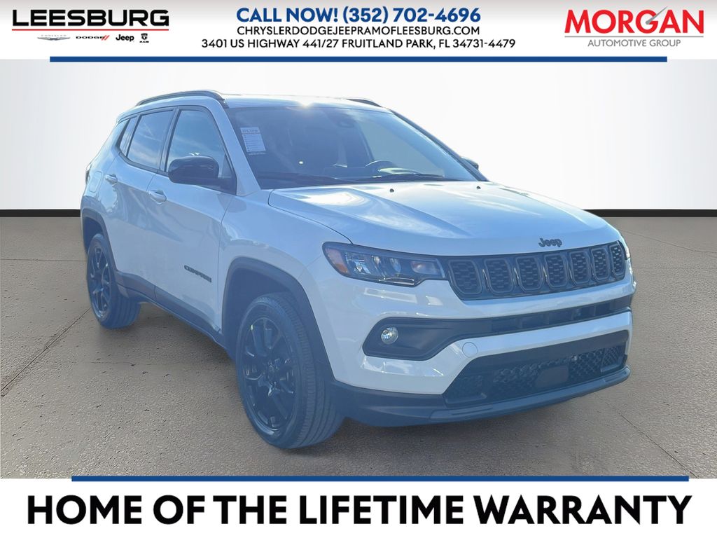 Bright White Clearcoat 2026 Jeep Compass SUV / Crossover Four-Wheel Drive 8-Speed Automatic