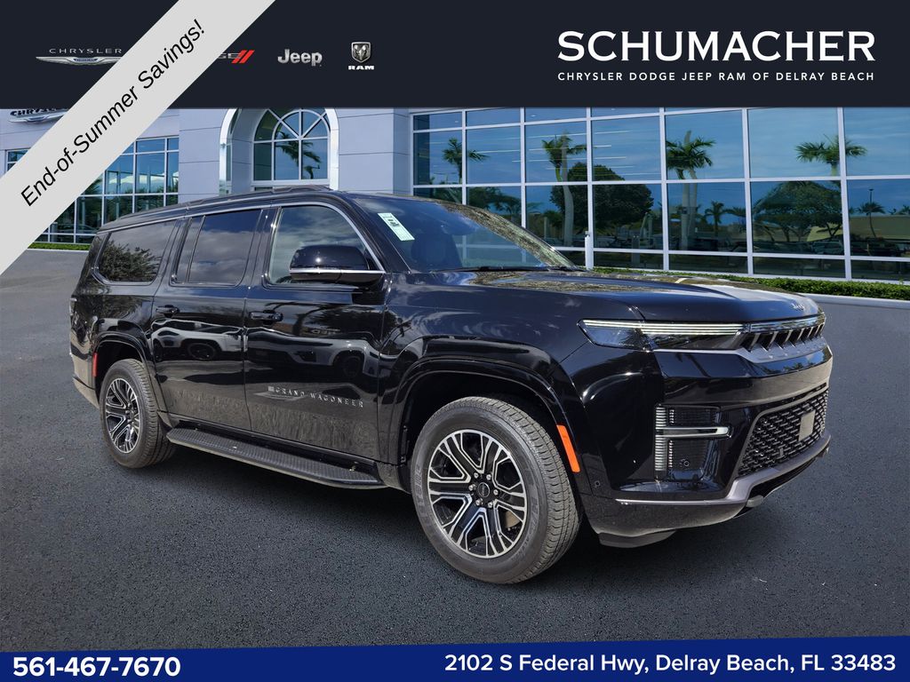 High Gloss Black 2026 Jeep Grand Wagoneer L Four-Wheel Drive 8-Speed Automatic