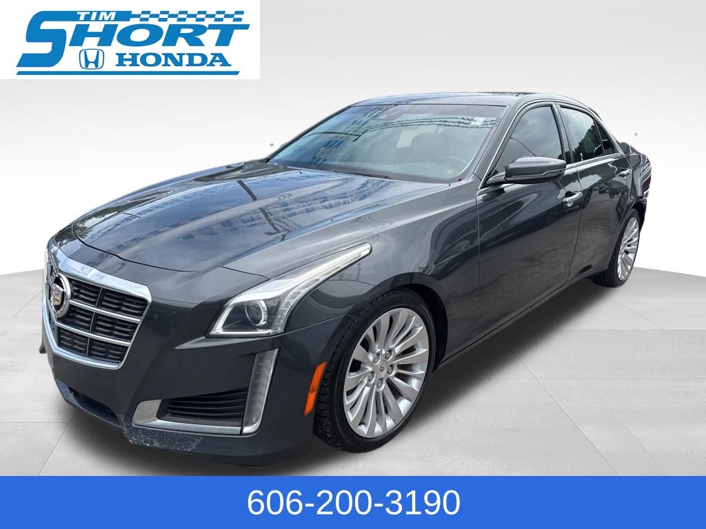 Phantom Gray Metallic 2014 Cadillac CTS 2.0T Luxury RWD Sedan Rear-Wheel Drive 6-Speed Automatic