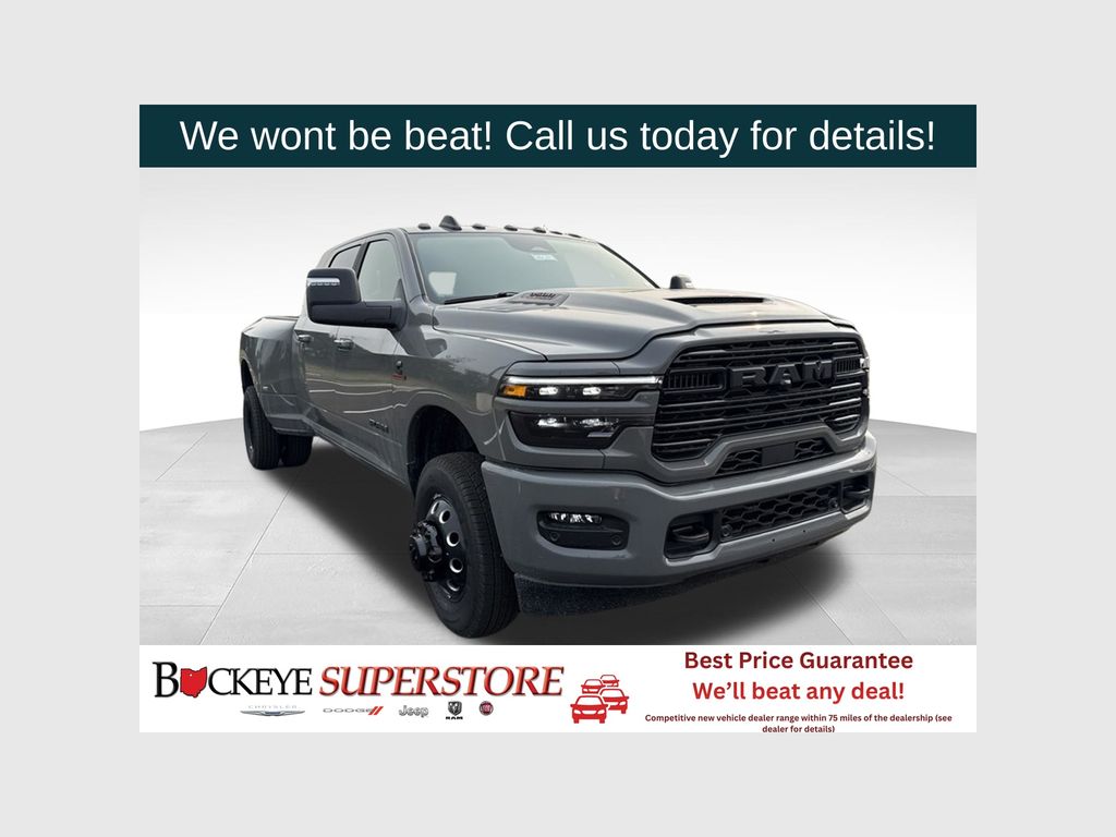 Gray Clearcoat 2026 RAM 3500 Pickup Truck Four-Wheel Drive 8-Speed Automatic