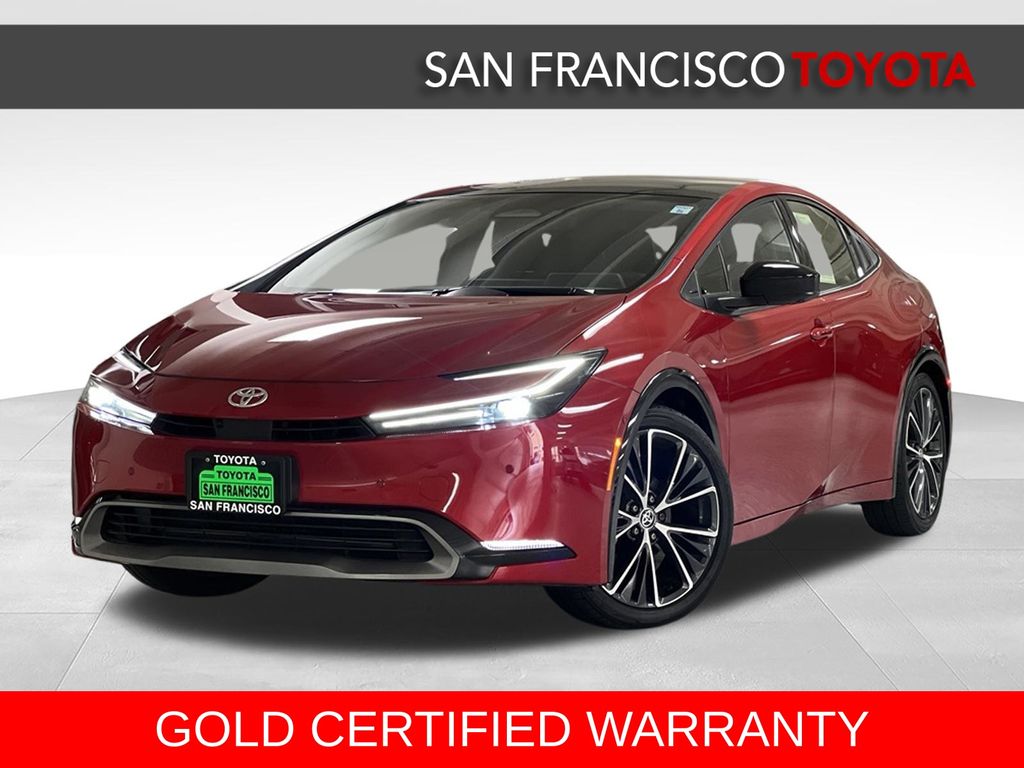 Supersonic Red 2024 Toyota Prius Hatchback Front-Wheel Drive Continuously Variable Transmission