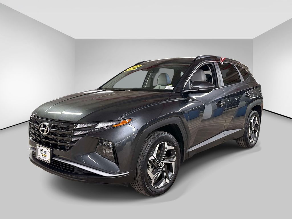 Portofino Gray 2023 Hyundai Tucson SEL AWD SUV / Crossover All-Wheel Drive 8-Speed Automatic