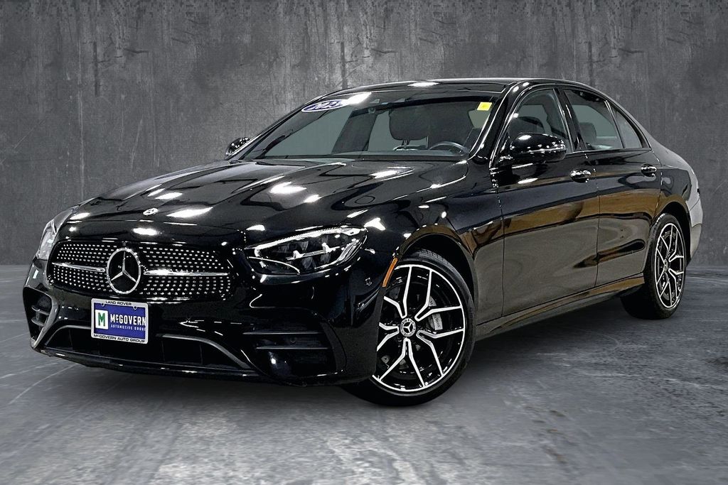 Black 2023 Mercedes-Benz E-Class Sedan All-Wheel Drive 9-Speed Automatic
