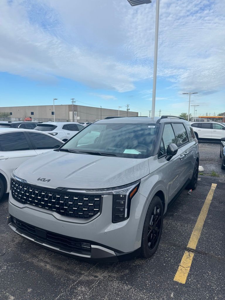 Ceramic Silver 2026 Kia Carnival Hybrid SX Prestige FWD Minivan Front-Wheel Drive 6-Speed Automatic