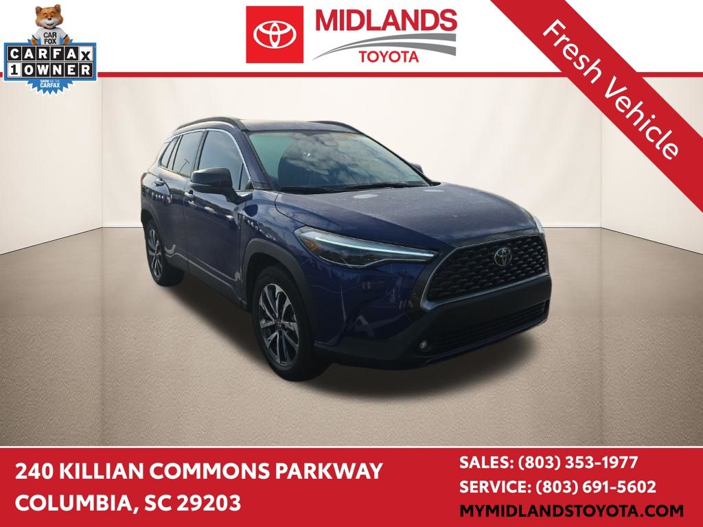 Blue 2025 Toyota Corolla Cross XLE AWD SUV / Crossover All-Wheel Drive Continuously Variable Transmission