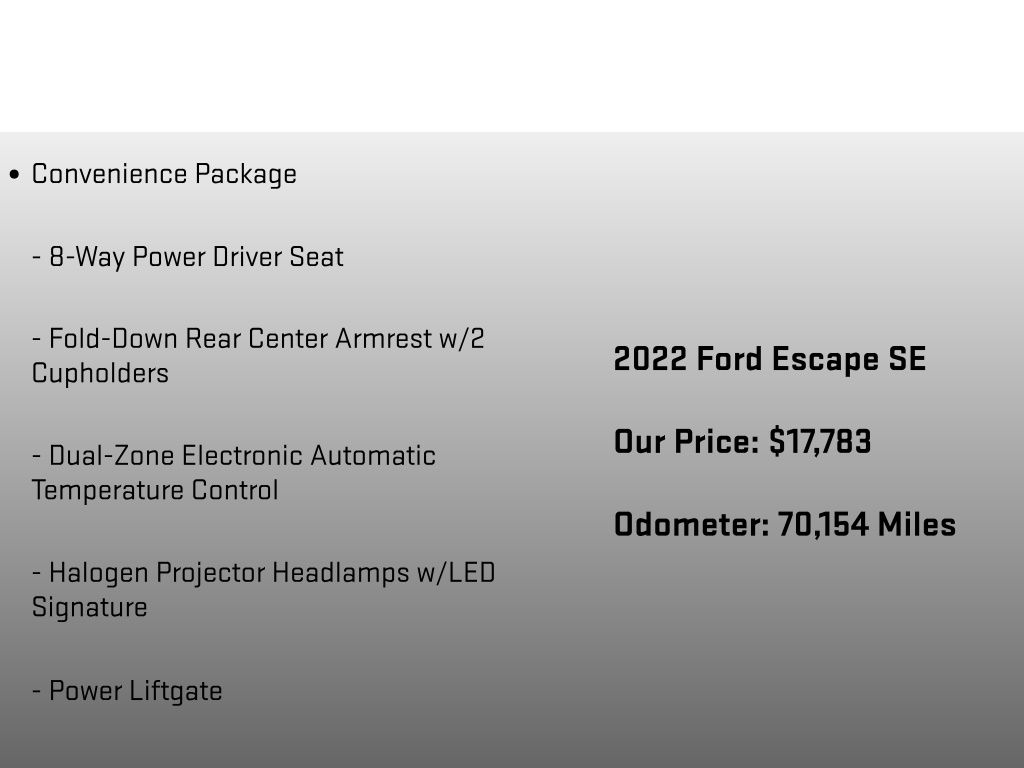 2022 Ford Escape SE - 11