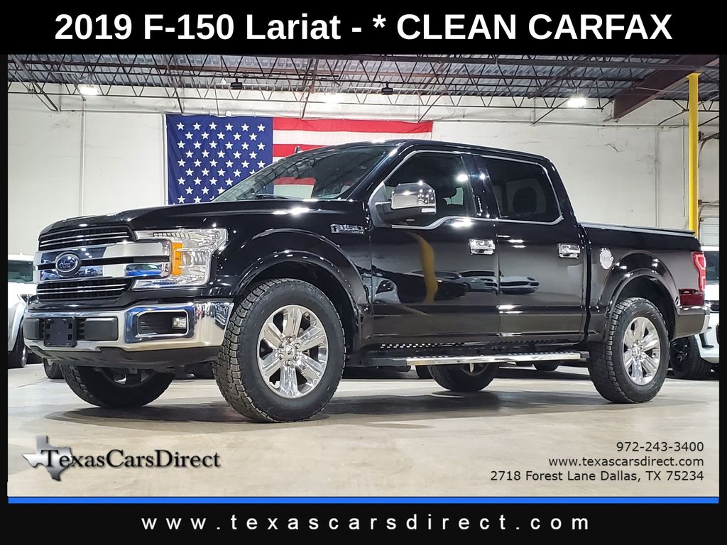 Agate Black Metallic 2019 Ford F-150 Pickup Truck 4X2 Automatic