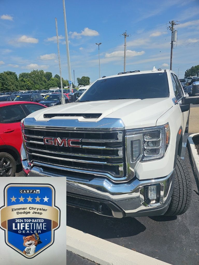 Summit White 2021 GMC Sierra 2500HD Pickup Truck Four-Wheel Drive Automatic