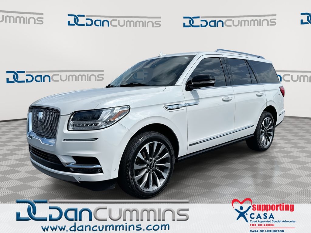 White 2021 Lincoln Navigator SUV / Crossover Four-Wheel Drive Automatic