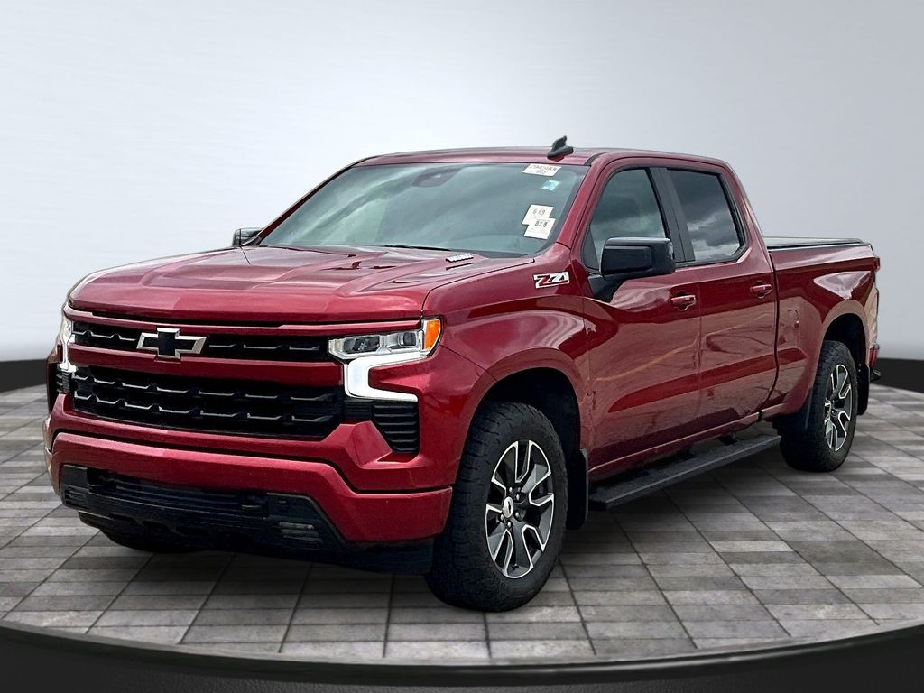 Radiant Red Tintcoat 2024 Chevrolet Silverado 1500 RST Crew Cab 4WD Pickup Truck Four-Wheel Drive Automatic