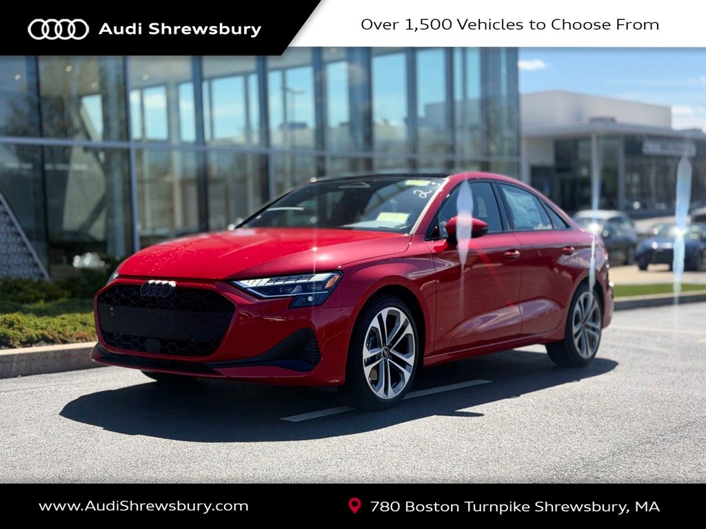Red 2026 Audi A3 Hatchback 7-Speed Automatic