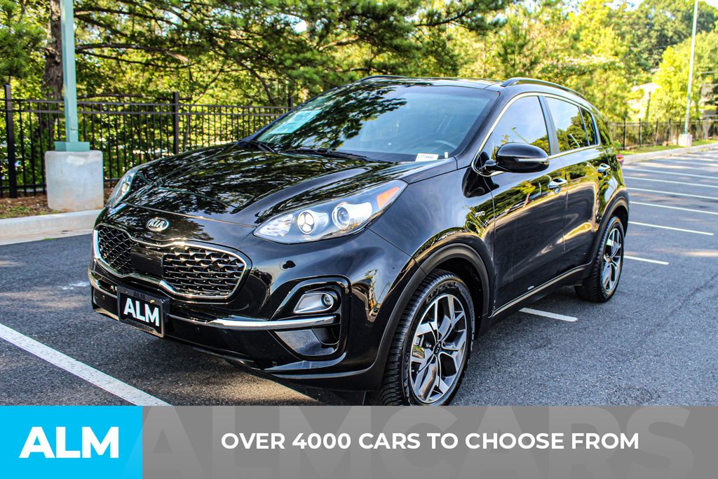 Used 2020 Red Kia EX image 3
