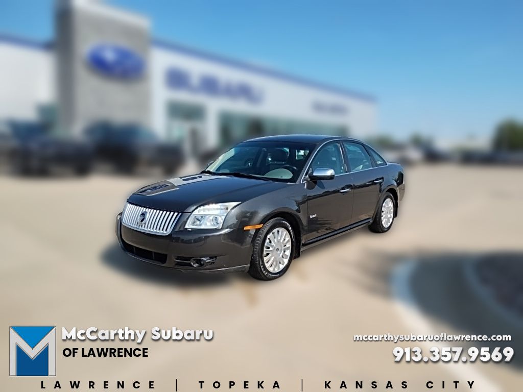 Black Clearcoat 2008 Mercury Sable Sedan Front-Wheel Drive 6-Speed Automatic