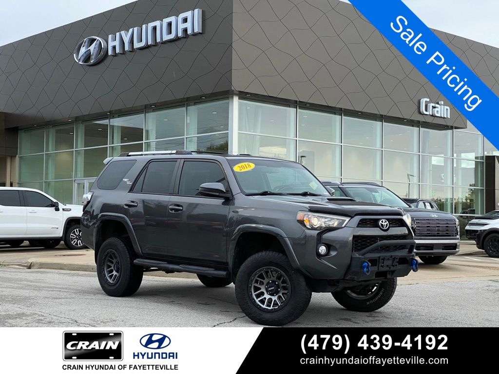 Magnetic Gray Metallic 2018 Toyota 4Runner TRD Off-Road 4WD SUV / Crossover Four-Wheel Drive 5-Speed Automatic Overdrive