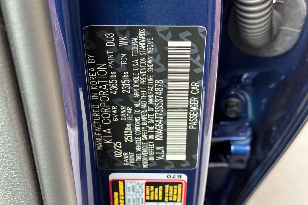 used 2025 Kia K5 car, priced at $26,978