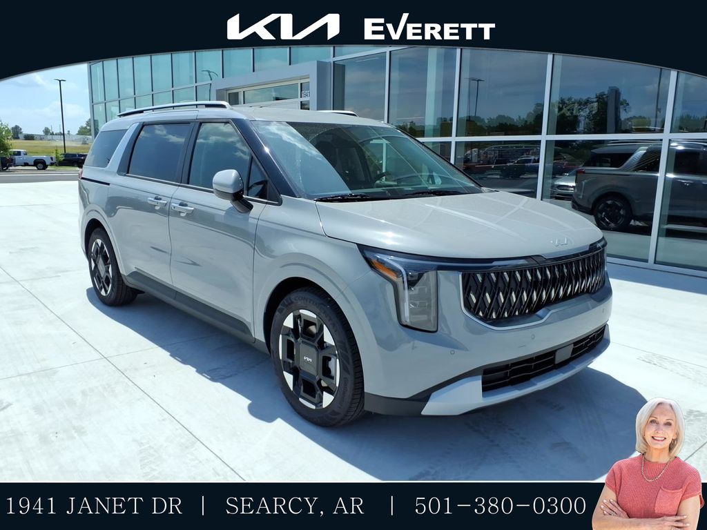 Ceramic Silver 2026 Kia Carnival Minivan Front-Wheel Drive 8-Speed Automatic