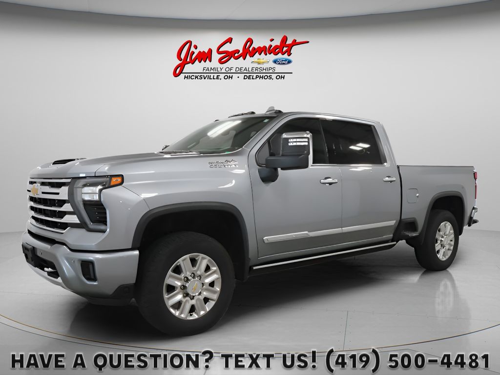 Sterling Gray Metallic 2025 Chevrolet Silverado 2500HD Pickup Truck Four-Wheel Drive Automatic