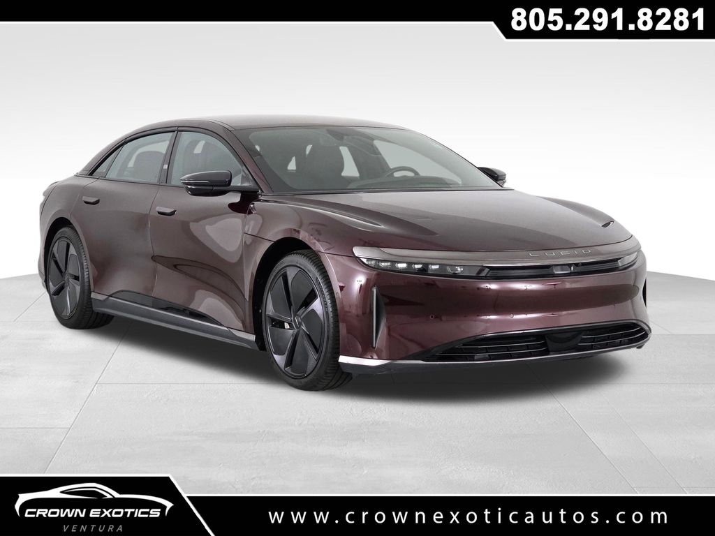 Zenith Red Metallic 2024 Lucid Air Sedan All-Wheel Drive 1-Speed Automatic