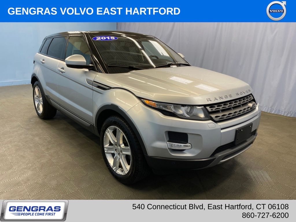 Gray 2015 Land Rover Range Rover Evoque SUV / Crossover 9-Speed Automatic