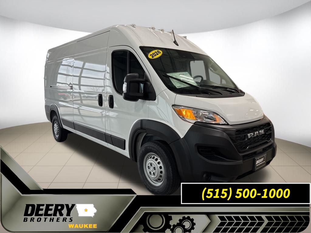 Bright White Clearcoat 2026 RAM ProMaster Van 9-Speed Automatic