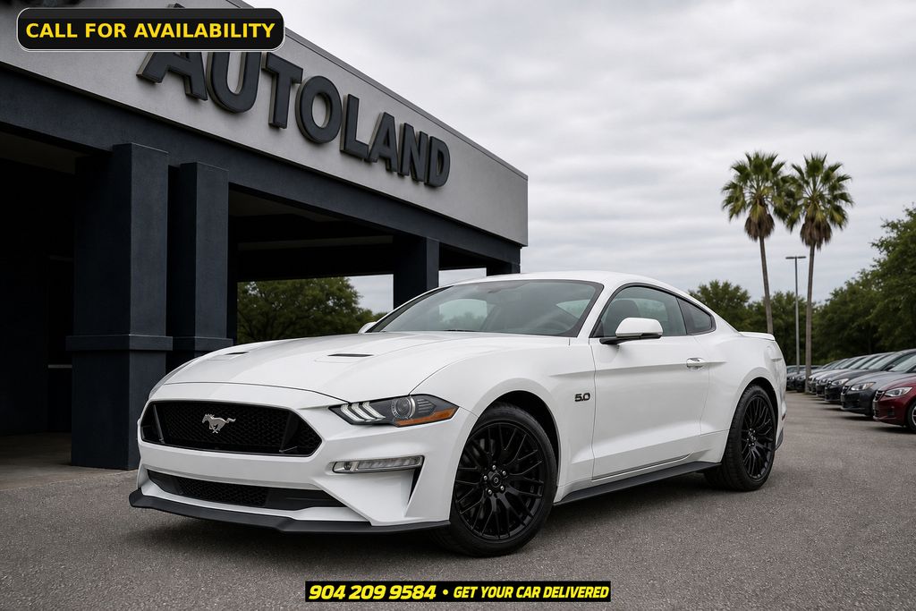 Oxford White 2019 Ford Mustang Coupe Rear-Wheel Drive Automatic