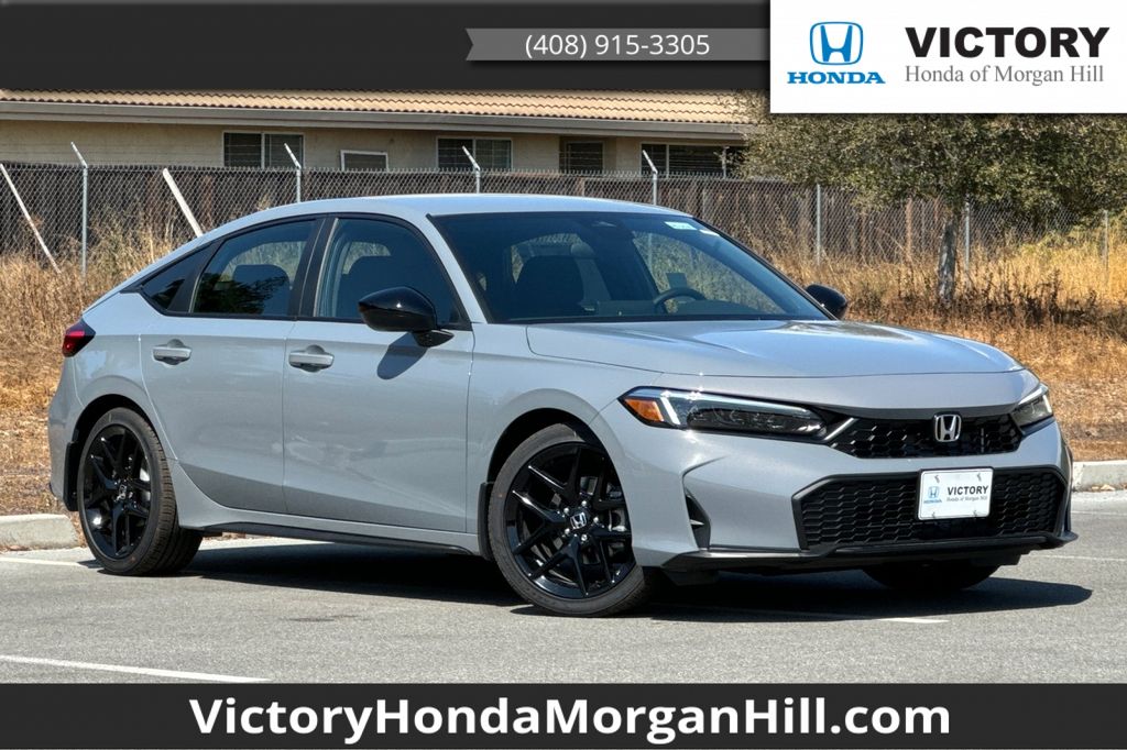 Urban Gray Pearl 2026 Honda Civic Hatchback Sport FWD Hatchback Front-Wheel Drive Continuously Variable Transmission