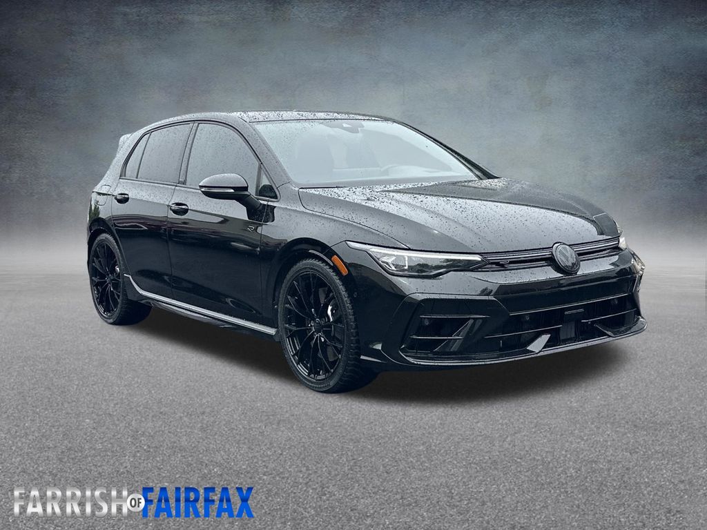 Mythos Black Metallic 2025 Volkswagen Golf R Black Edition 4Motion Hatchback All-Wheel Drive 7-Speed Dual Clutch