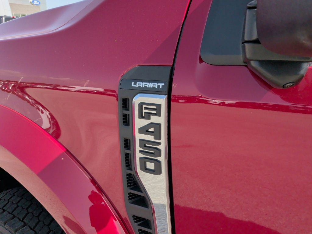2026 Ford F-450SD Lariat Red at Texan Dodge Chrysler Jeep Ram