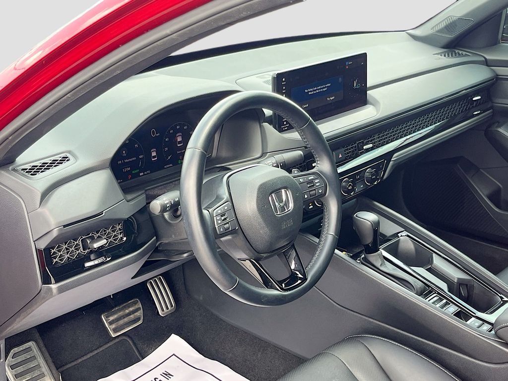 2025 Honda Accord Hybrid Sport-L Red at Classic Chevrolet Galveston