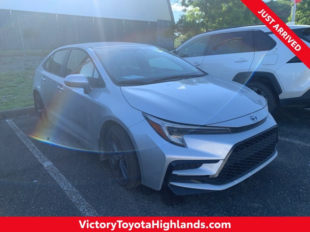 Classic Silver Metallic 2023 Toyota Corolla Hybrid SE AWD Sedan All-Wheel Drive Continuously Variable Transmission