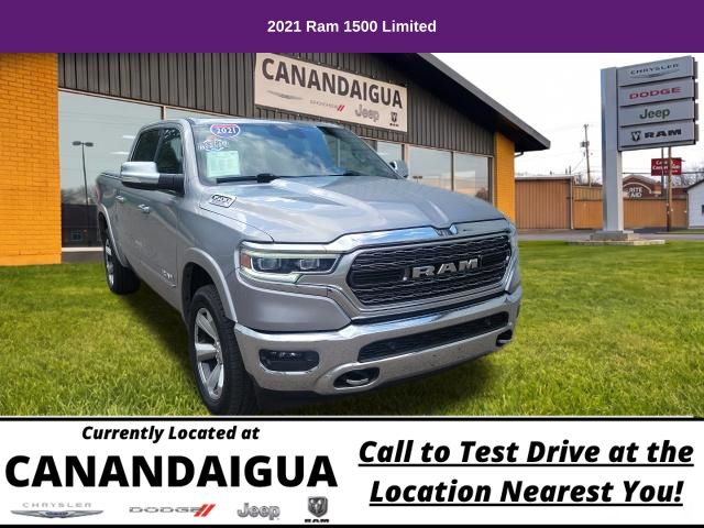 Billet Silver Metallic Clearcoat 2021 RAM 1500 Pickup Truck Four-Wheel Drive 8-Speed Automatic