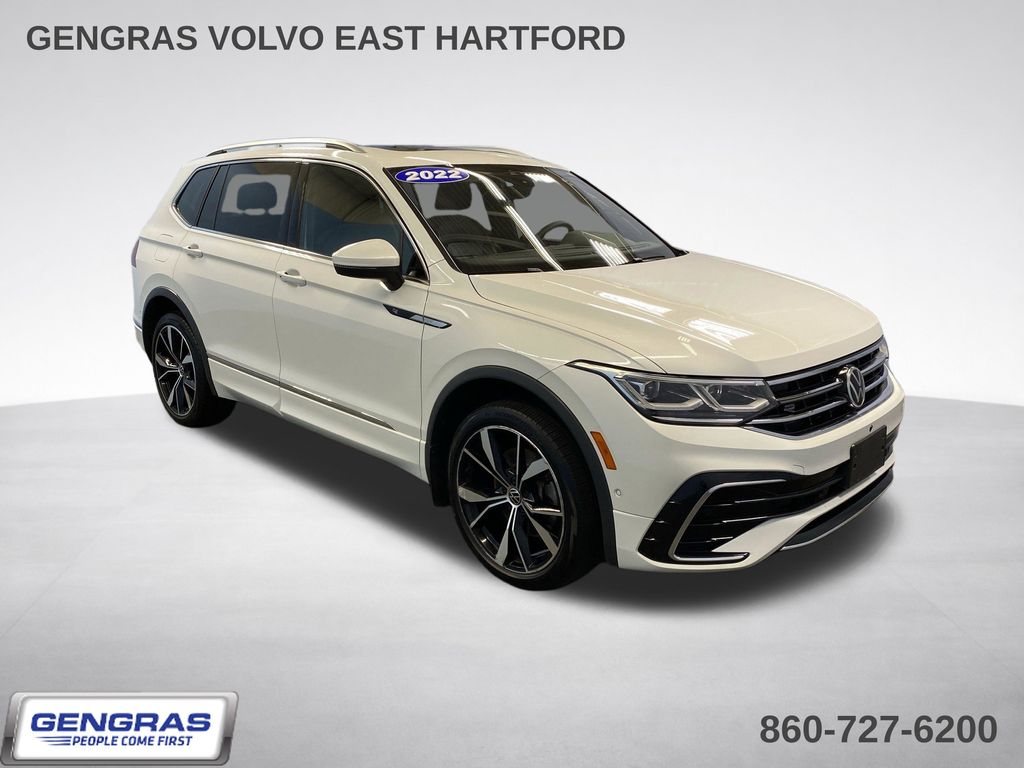 Oryx White Pearl 2022 Volkswagen Tiguan SEL R-Line 4Motion SUV / Crossover All-Wheel Drive 8-Speed Automatic