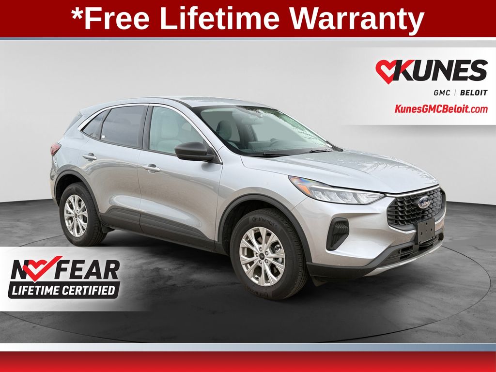 Silver Metallic 2024 Ford Escape SUV / Crossover All-Wheel Drive 8-Speed Automatic