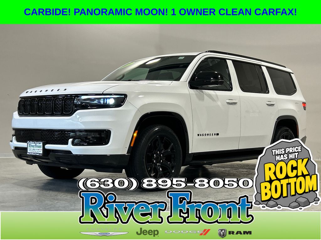 Bright White Clearcoat 2023 Jeep Wagoneer SUV / Crossover Four-Wheel Drive 8-Speed Automatic