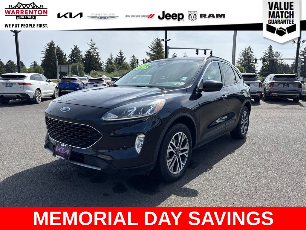 Blue Metallic 2021 Ford Escape SEL AWD SUV / Crossover All-Wheel Drive 8-Speed Automatic
