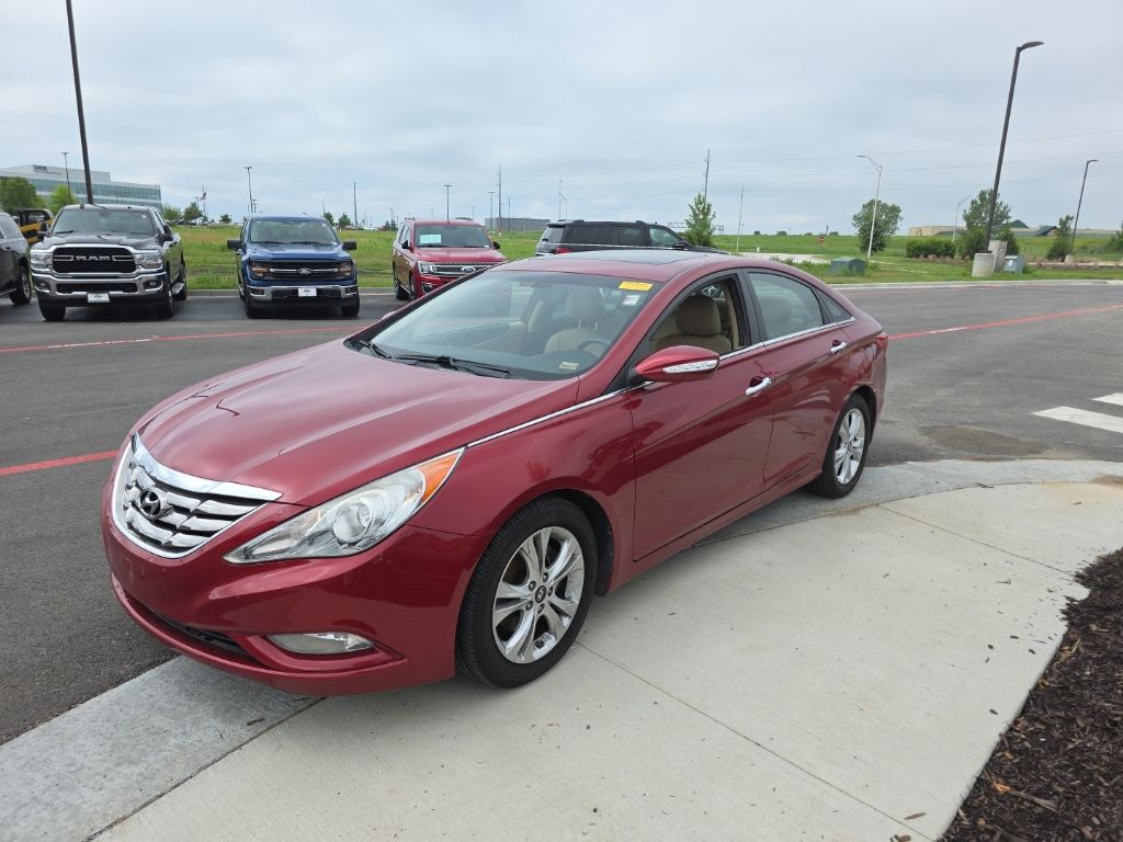 Venetian Red Metallic 2011 Hyundai Sonata Limited FWD Sedan Front-Wheel Drive 6-Speed Automatic