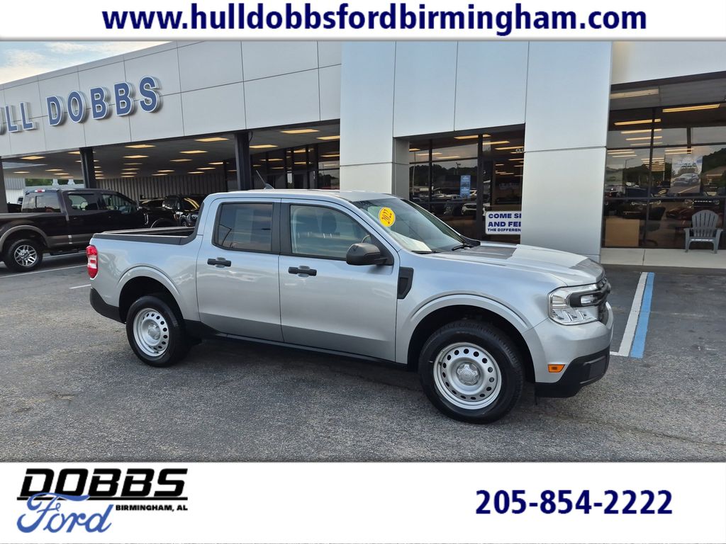 Silver Metallic 2022 Ford Maverick XL SuperCrew FWD Pickup Truck Front-Wheel Drive 8-Speed Automatic