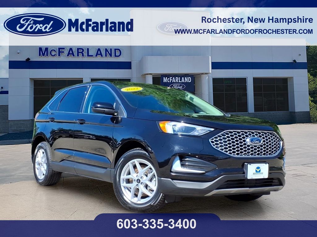 Black Metallic 2024 Ford Edge SUV / Crossover All-Wheel Drive 8-Speed Automatic