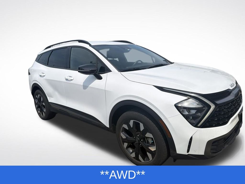 2023 Glacial White Pearl Kia Sportage X-Line AWD SUV