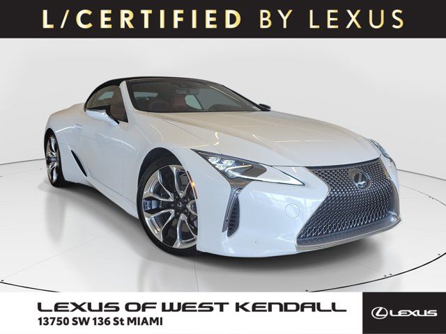 Ultra White 2023 Lexus LC Convertible Rear-Wheel Drive Automatic