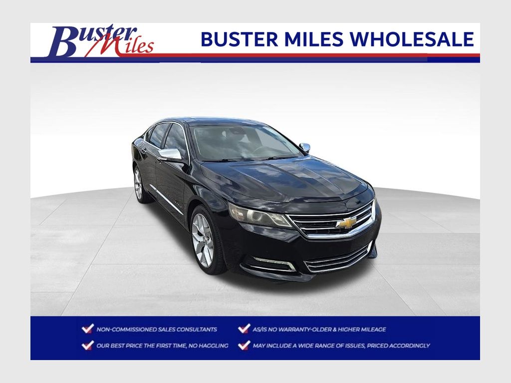 Black 2014 Chevrolet Impala Sedan Front-Wheel Drive 6-Speed Automatic Overdrive