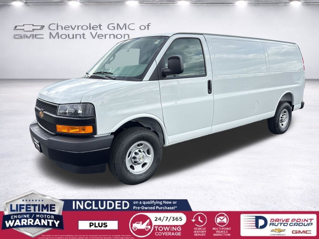 Summit White 2026 Chevrolet Express Cargo Van Rear-Wheel Drive 8-Speed Automatic Overdrive