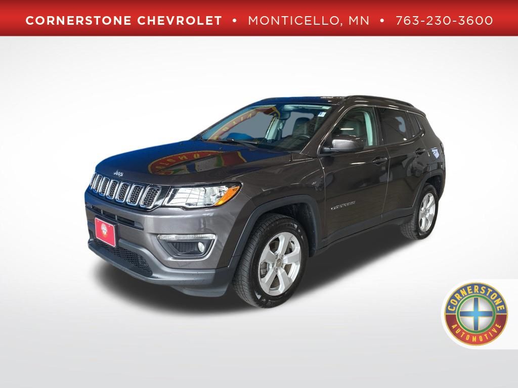 Gray (Granite Crystal Metallic Clearcoat) 2021 Jeep Compass SUV / Crossover Four-Wheel Drive 9-Speed Automatic