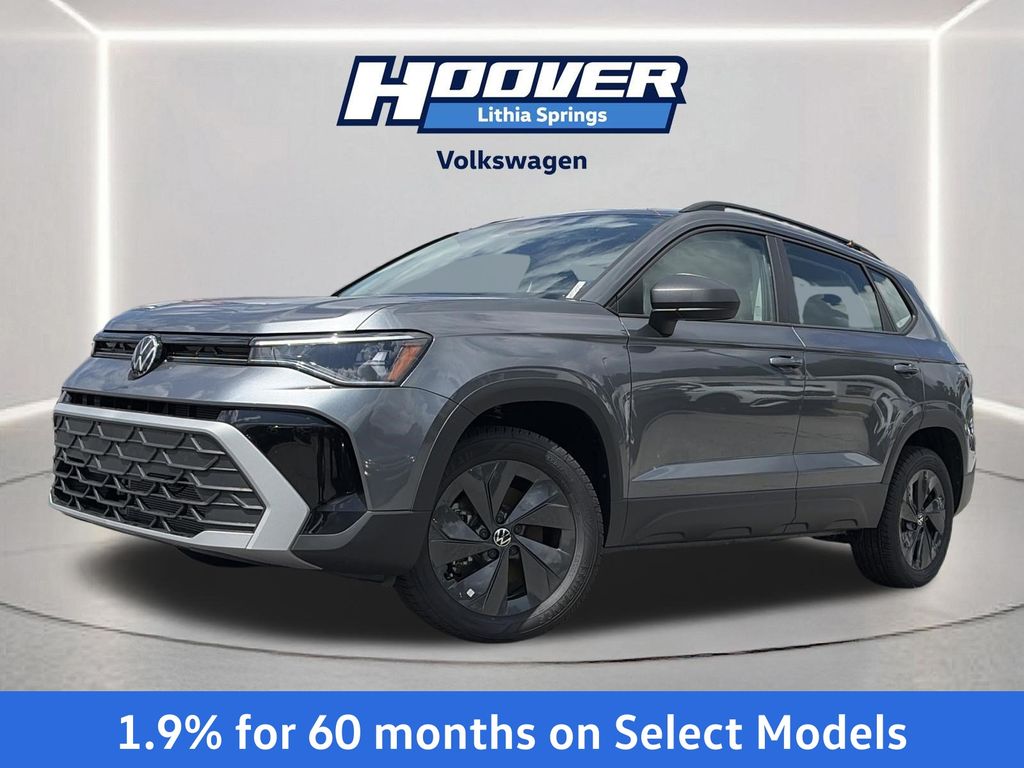 Platinum Gray Metallic 2026 Volkswagen Taos SUV / Crossover Front-Wheel Drive 8-Speed Automatic