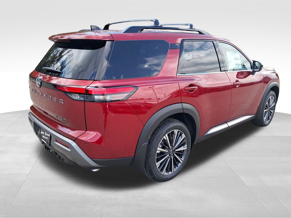 2026 Nissan Pathfinder Platinum Red at John Sisson Motors