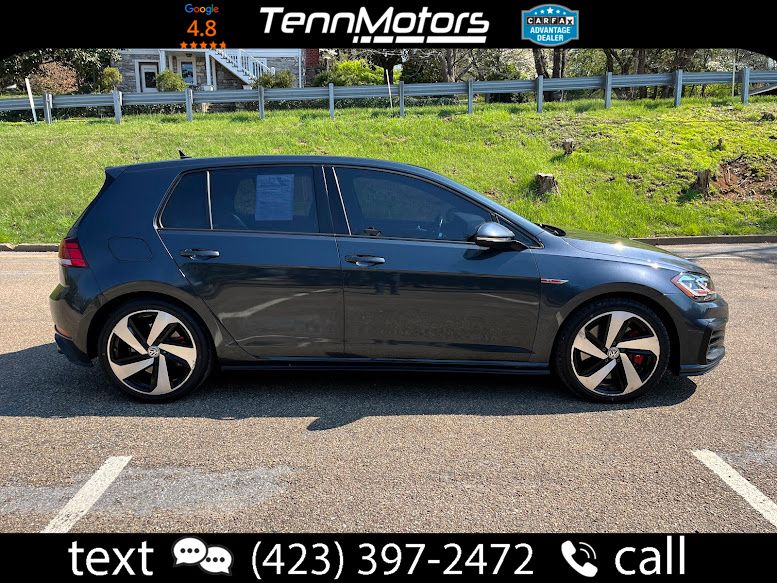 Blue Metallic 2019 Volkswagen Golf GTI 2.0T SE 4-Door FWD Hatchback Front-Wheel Drive 6-Speed Manual