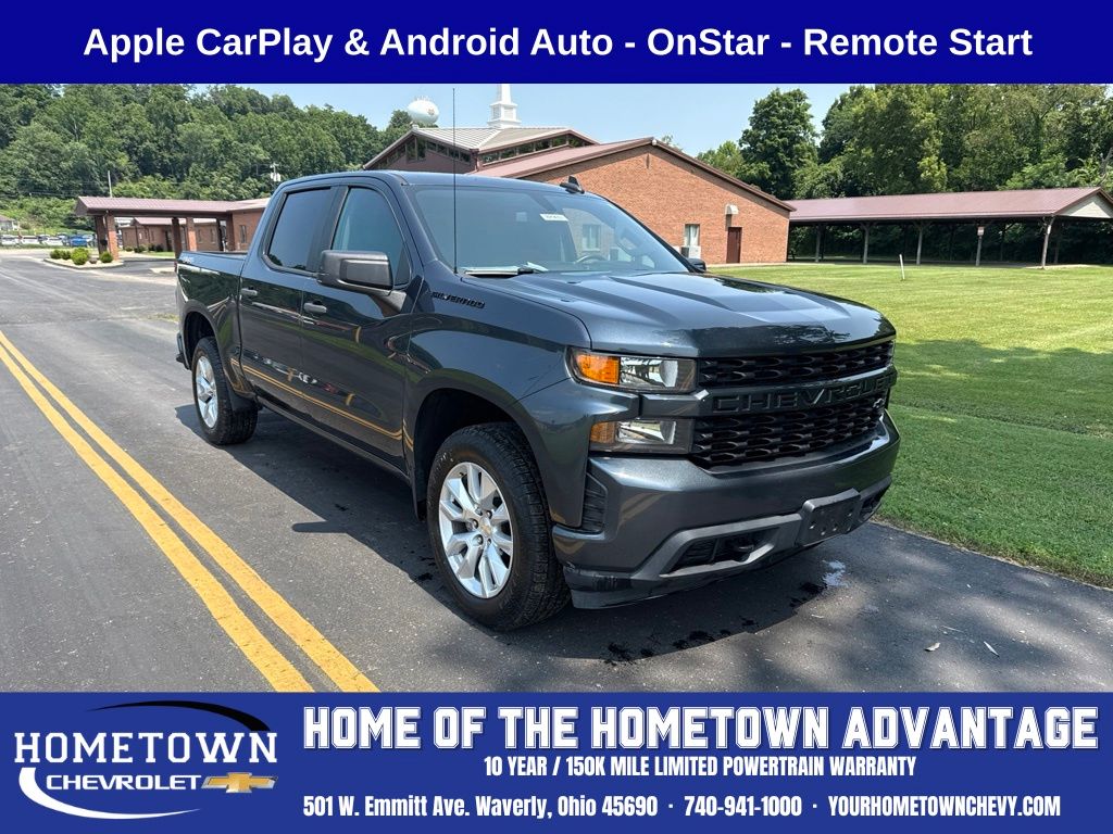 Shadow Gray Metallic 2021 Chevrolet Silverado 1500 Pickup Truck Four-Wheel Drive 8-Speed Automatic