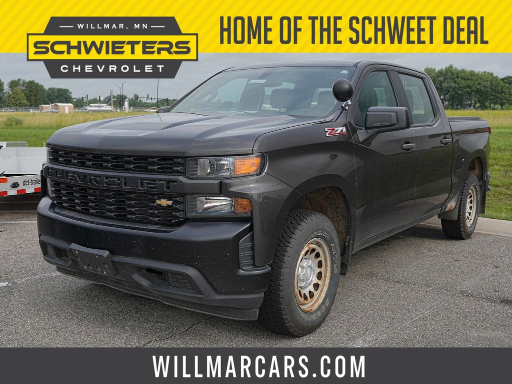 Oxford Brown Metallic 2021 Chevrolet Silverado 1500 Pickup Truck Four-Wheel Drive 6-Speed Automatic Overdrive