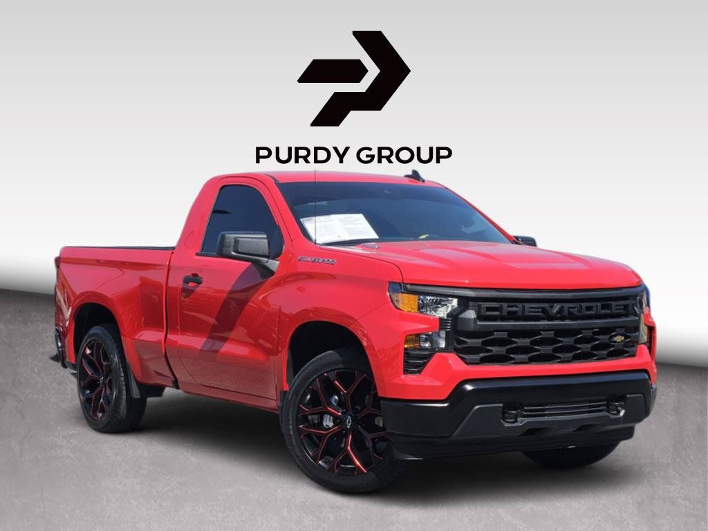 Red 2026 Chevrolet Silverado 1500 Pickup Truck 4X2 8-Speed Automatic