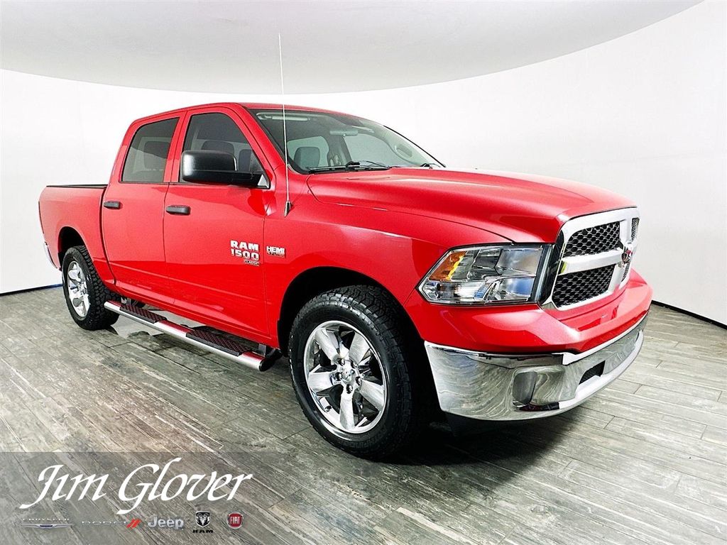 Flame Red Clearcoat 2019 RAM 1500 Classic Tradesman Crew Cab 4WD Pickup Truck Four-Wheel Drive 8-Speed Automatic